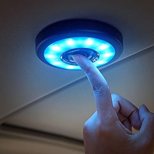 KAGOR Car Ceiling Lights Interior Roof Light USB Rechargeable LED Car Interior Dome Light Bright Multi-Function for Vehicle RV Camping Bedroom Cabinet - color: Blue