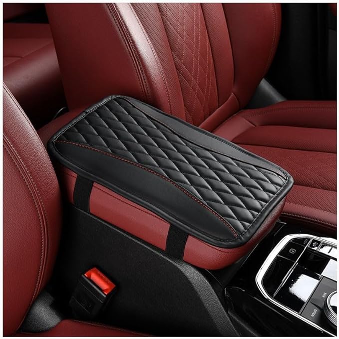 Auto Center Console Pad for Mitsubishi L200 5th(2015-2019) Accessories Car Armrest Cushion Protects Your armrest and Feels Comfortable on Your Elbows and arms