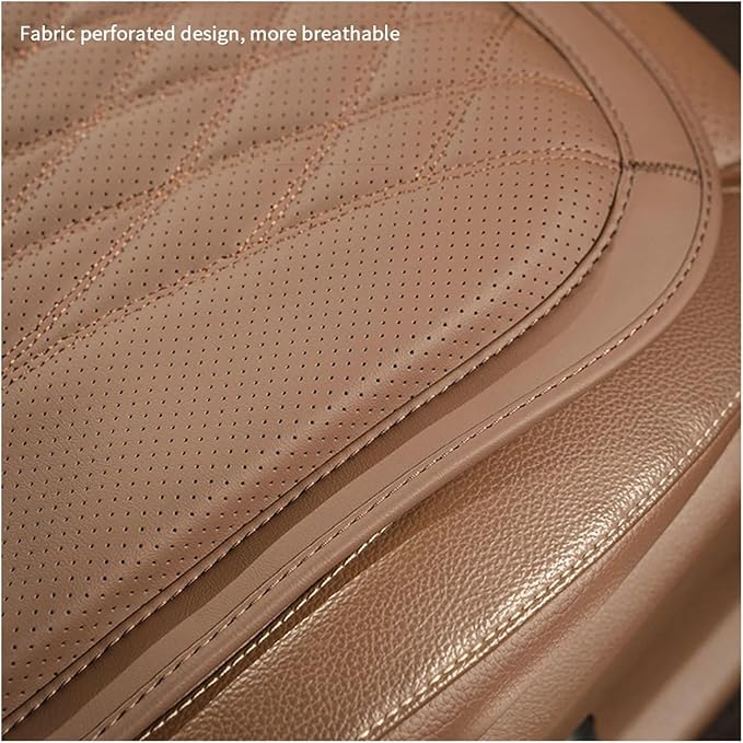 KAnduo M Car Seat Cushion for BMW All Model I3 I4 I8 X1 X2 X3 X4 X5 X5M X6 X7 Z4 Car Lumbar Support Pillow Auto Seat Waist Back Cushion Y (Color : Beige A)