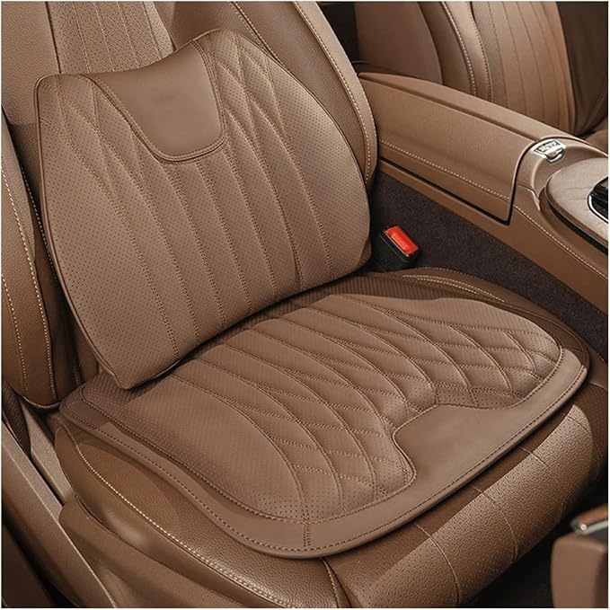 KAnduo M Car Seat Cushion for BMW All Model I3 I4 I8 X1 X2 X3 X4 X5 X5M X6 X7 Z4 Car Lumbar Support Pillow Auto Seat Waist Back Cushion Y (Color : Black A)