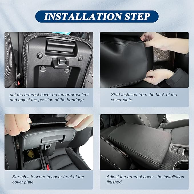BIBIBO 2025 2026 Chevy Trailblazer Center Console Cover for 2021-2023-2025 2026 Chevy Trailblazer Console Lid,Trailblazer Arm Rest Pad Cover,2025 Chevy Trailblazer Interior Accessories Arm Rest Cover