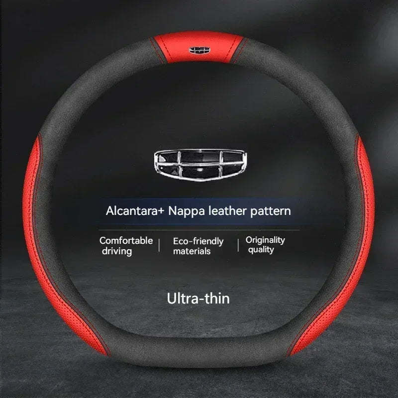 Geely Suede Breathable Steering Wheel Cover