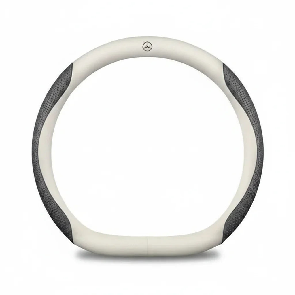 Mercedes Carbon Fiber Leather Steering Wheel Cover