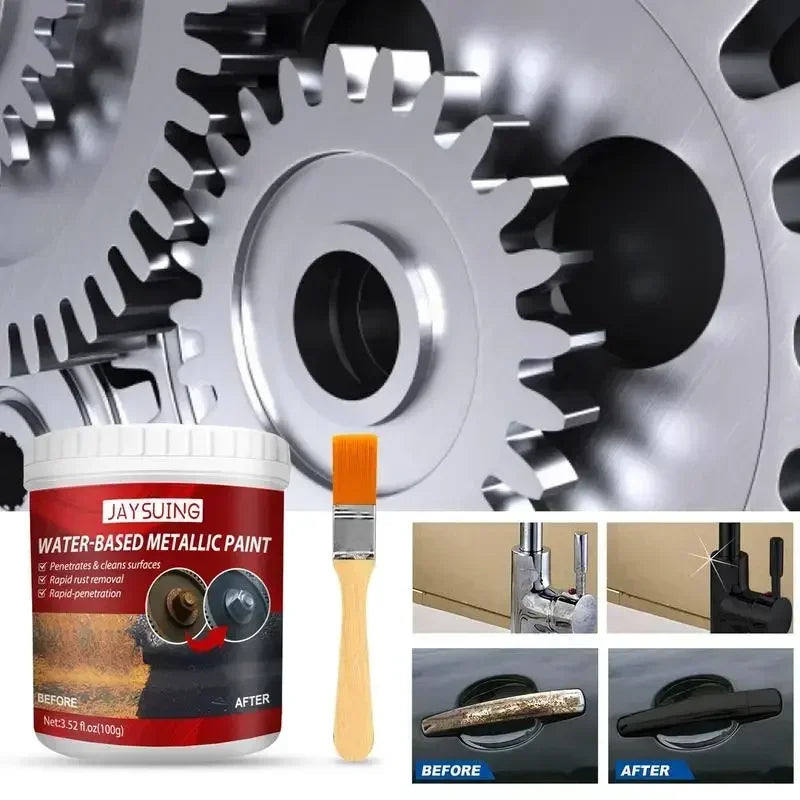 Metal Rust Remover & Converter Paint – Water-Based Anti-Rust Coating (100g / 300g)
