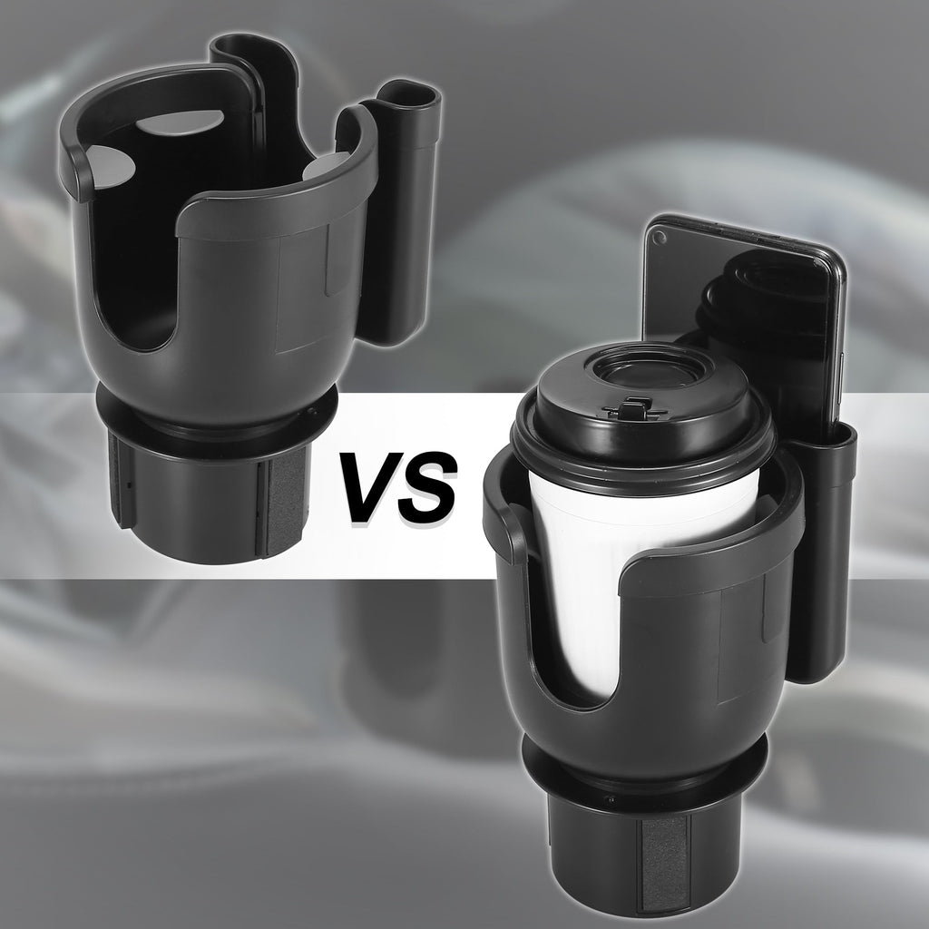 Car Cup Holder Expander 2 in 1  Mount Universal Bottle Cup Holder Organizer